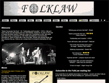 Tablet Screenshot of folklaw.co.uk